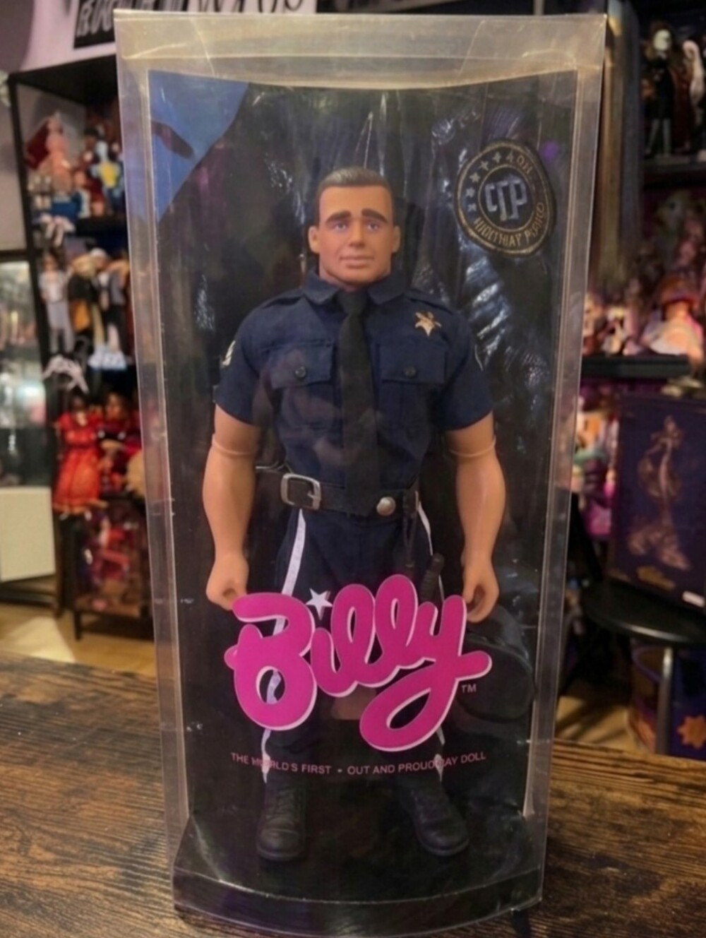 Vintage Billy "The World's First Out and Proud Gay Doll" Police Officer